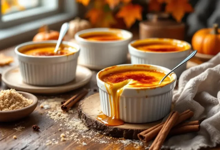 Crème brûlée d’automne : l’astuce secrète des chefs pour une croûte parfaite à tous les coups