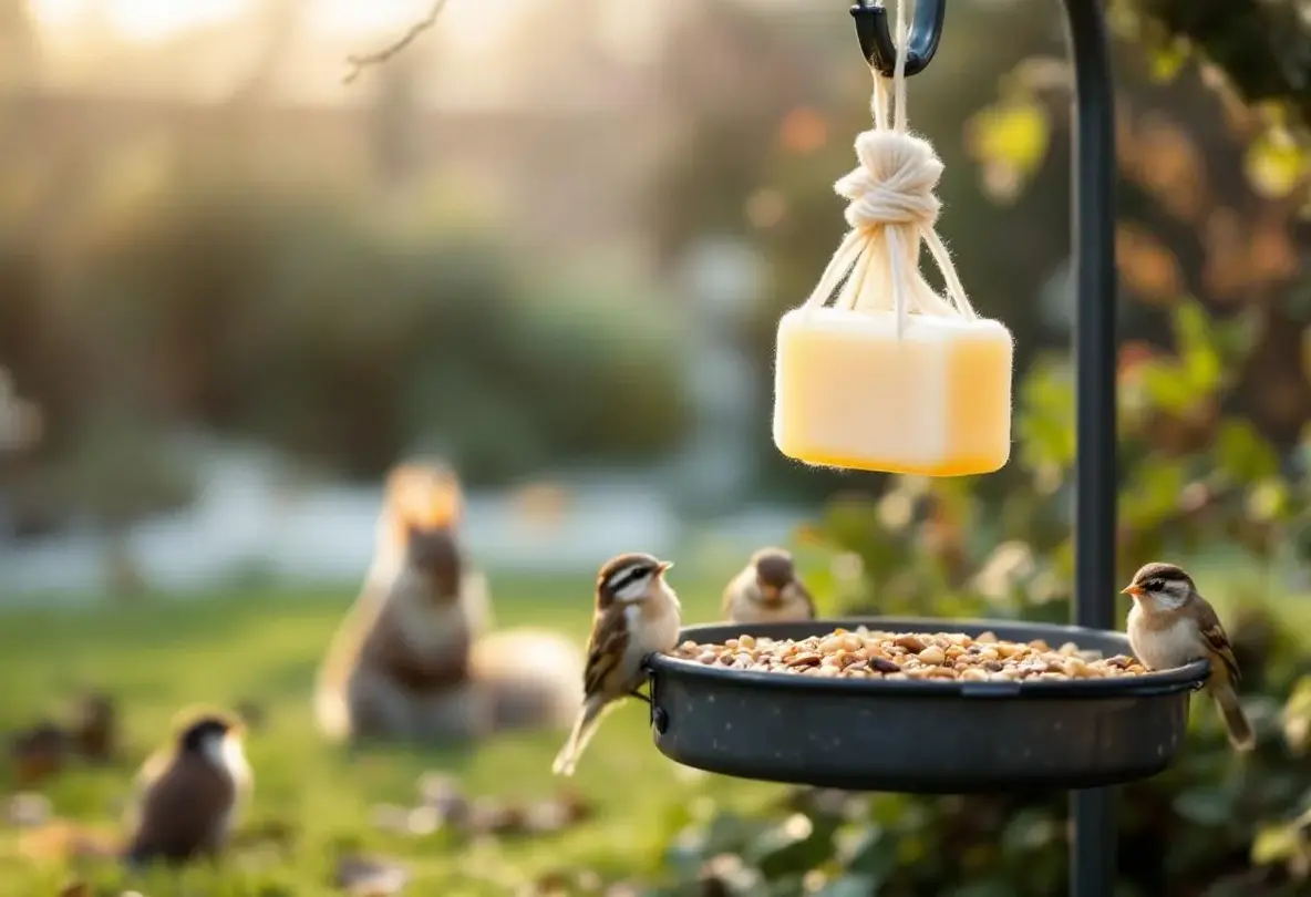 Glisser un savon dans une chaussette : l’astuce méconnue qui sauve vraiment les oiseaux de votre jardin