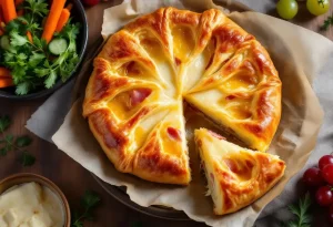 Mon feuilleté camembert–jambon–oignons : la recette “riche mais tellement irrésistible” que tout le monde me réclame