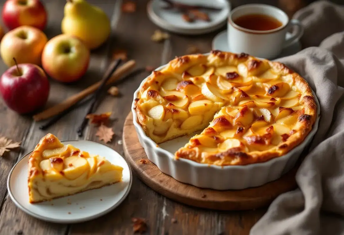 Un clafoutis tout tendre aux pommes, poires et vanille : la recette ultra moelleuse qui fait de l’automne une douceur absolue